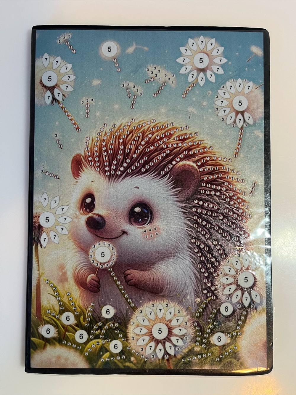 #J-18 Hedgehog Diamond Painting Journal Kit